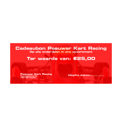 Cadeaubon Paauwer Kart Racing
